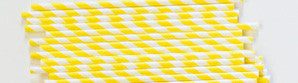 paper straws - papaya