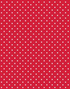 a|s cardstock - petite polka dot cherry
