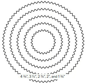 a|s die set - pinking circles 1A