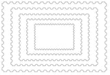 a|s die set - postage stamps