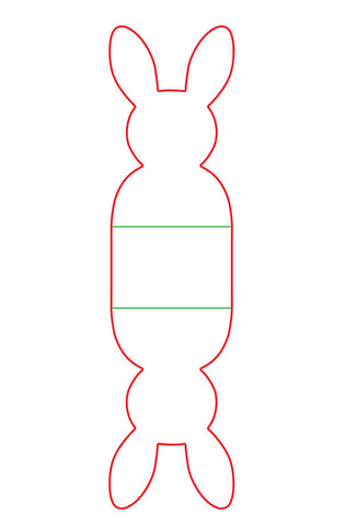 a|s die - bunny candy package