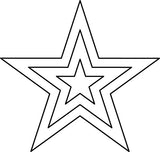 a|s die set - nested stars