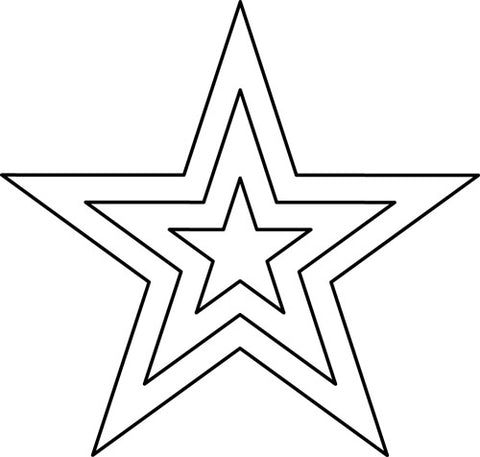 a|s die set - nested stars
