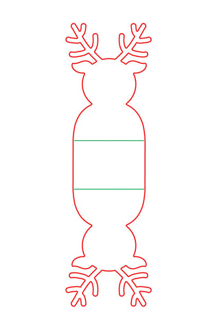 a|s die - reindeer candy package