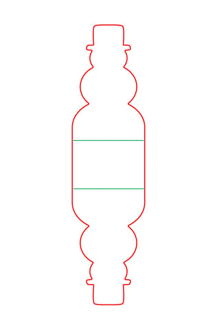a|s die - snowman candy package