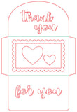 a|s die set - gift card envelope