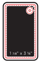a|s die set - card catalogue tag
