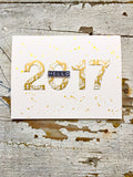 a|s shimmer damask cardstock - gold