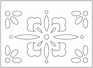 a|s die - large papel picado rectangle