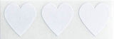stickers - white hearts